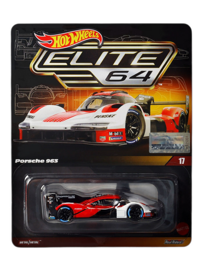HotWheels Elite 64 Porsche 963 1:64 Scale Imported RLC Premium (With Protector)