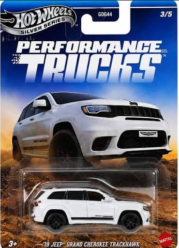HotWheels Silver Series Performance Trucks Set Of 5 Imported Card Art 1:64 Scale