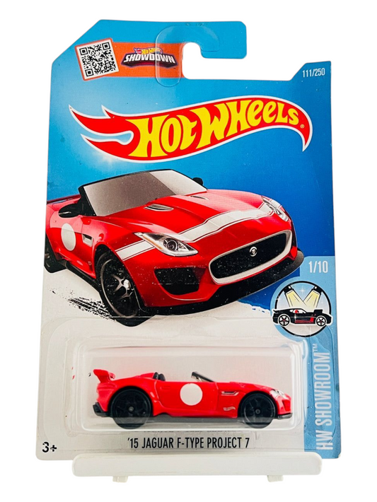 HotWheels 15 Jaguar F-Type Project 7 Imported Mainline 1:64 Scale