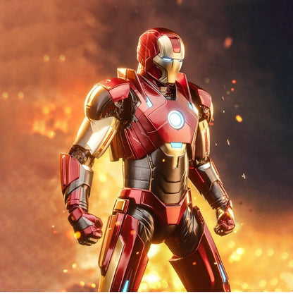 ZD TOYS "Marvel Studios Iron Man 3 – 1/10 Scale Iron Man Collectible Figure | ZD Toys – Iron Man Mark Code-1906-16