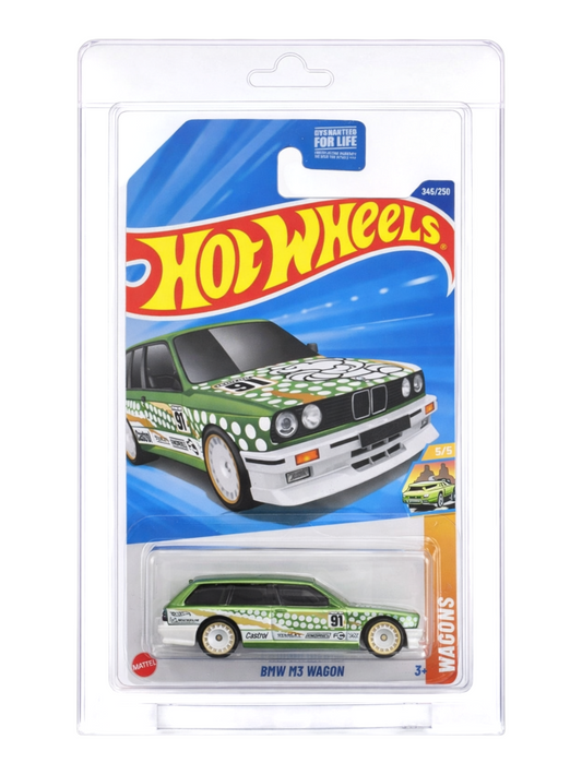 HotWheels 'BMW M3 WAGON' Imported Mainline 1:64 Scale Super Treasure Hunt (With protector)