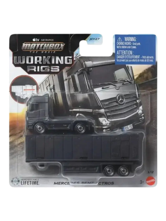 Matchbox Working Rigs Mercedes Benz Actros Imported 1:64 Scale Diecast Metal