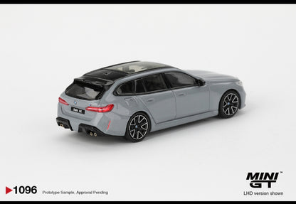 Mini GT BMW M5 Touring G99 Brooklyn Grey Metallic (No.1096) 1:64 Scale