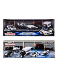 Majorette Police Force Gif pack – 5-Piece Die-Cast Vehicle Set | Chevrolet Camaro, Mack Granite, Bell 429 Helicopter, Lamborghini Urus with Boat Trailer & Police Car | Die-Cast Collection 1:64 Scale