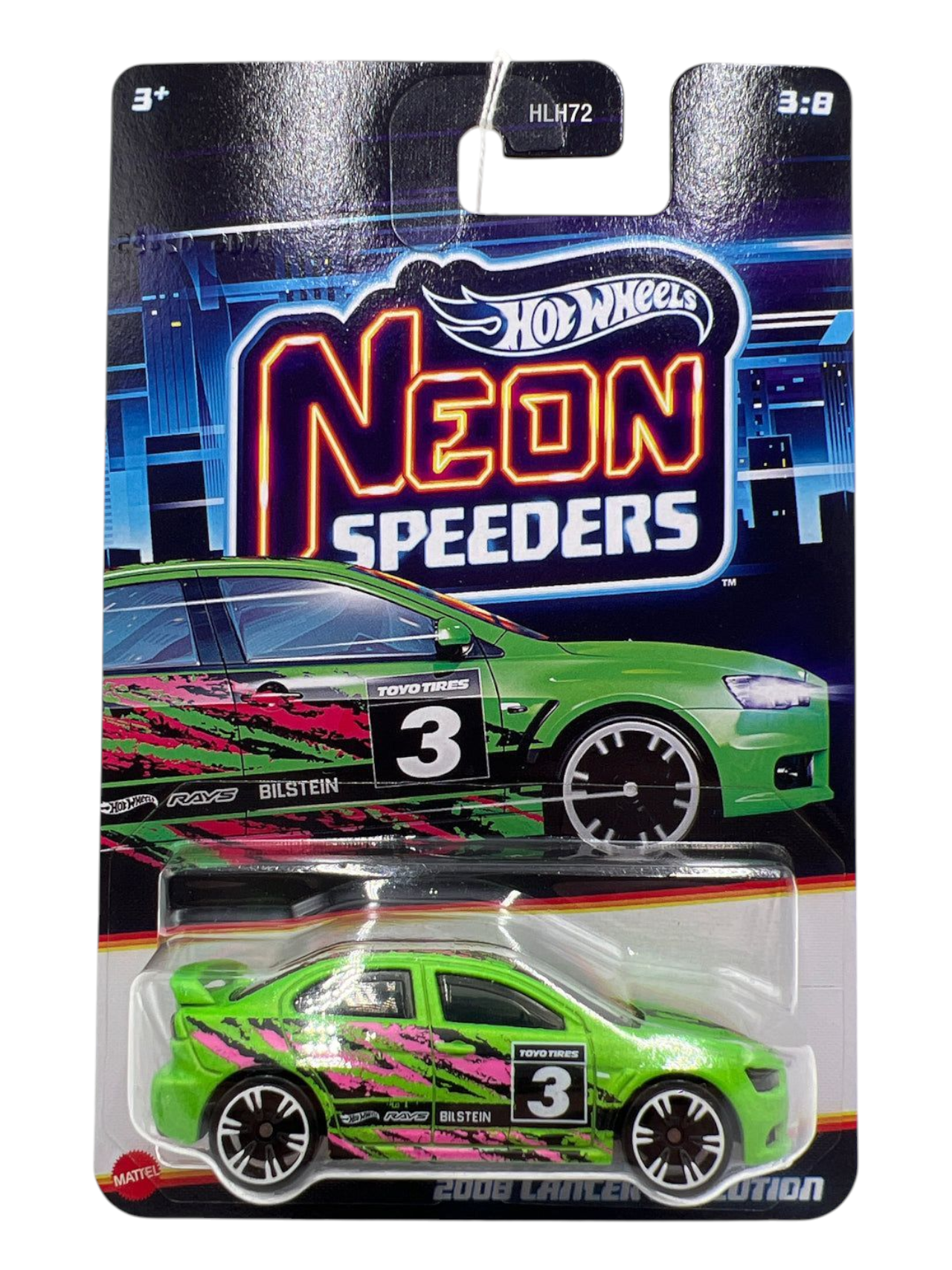 HotWheels Neon Speeders Set of 10 1:64 Scale