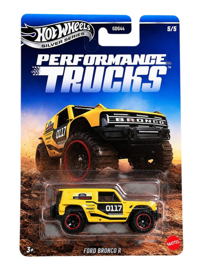 HotWheels Silver Series Performance Trucks Set Of 5 Imported Card Art 1:64 Scale