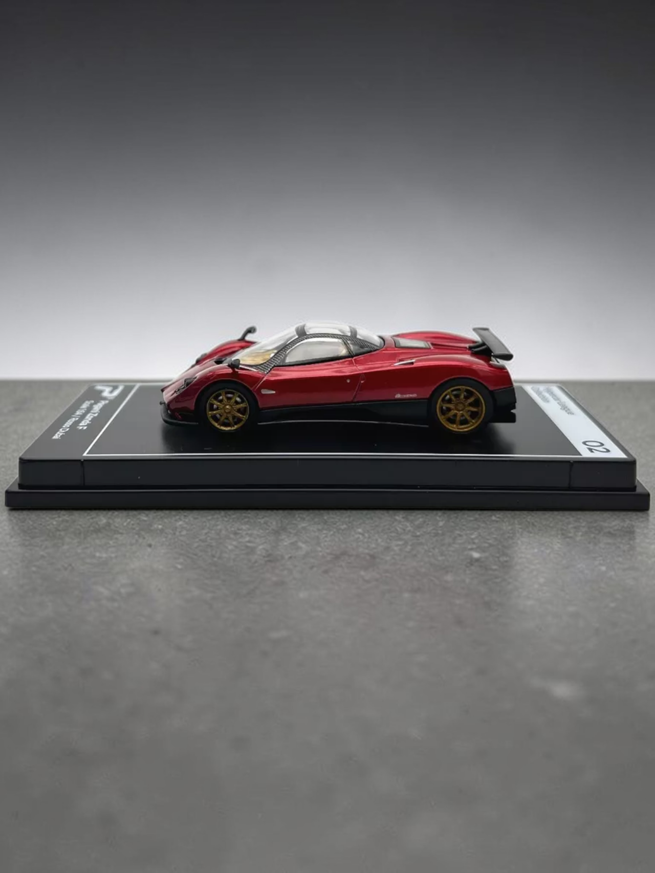 Postercars Pagani Zonda F Hypercar 1:64 Scale-Premium Diecast Collector Model