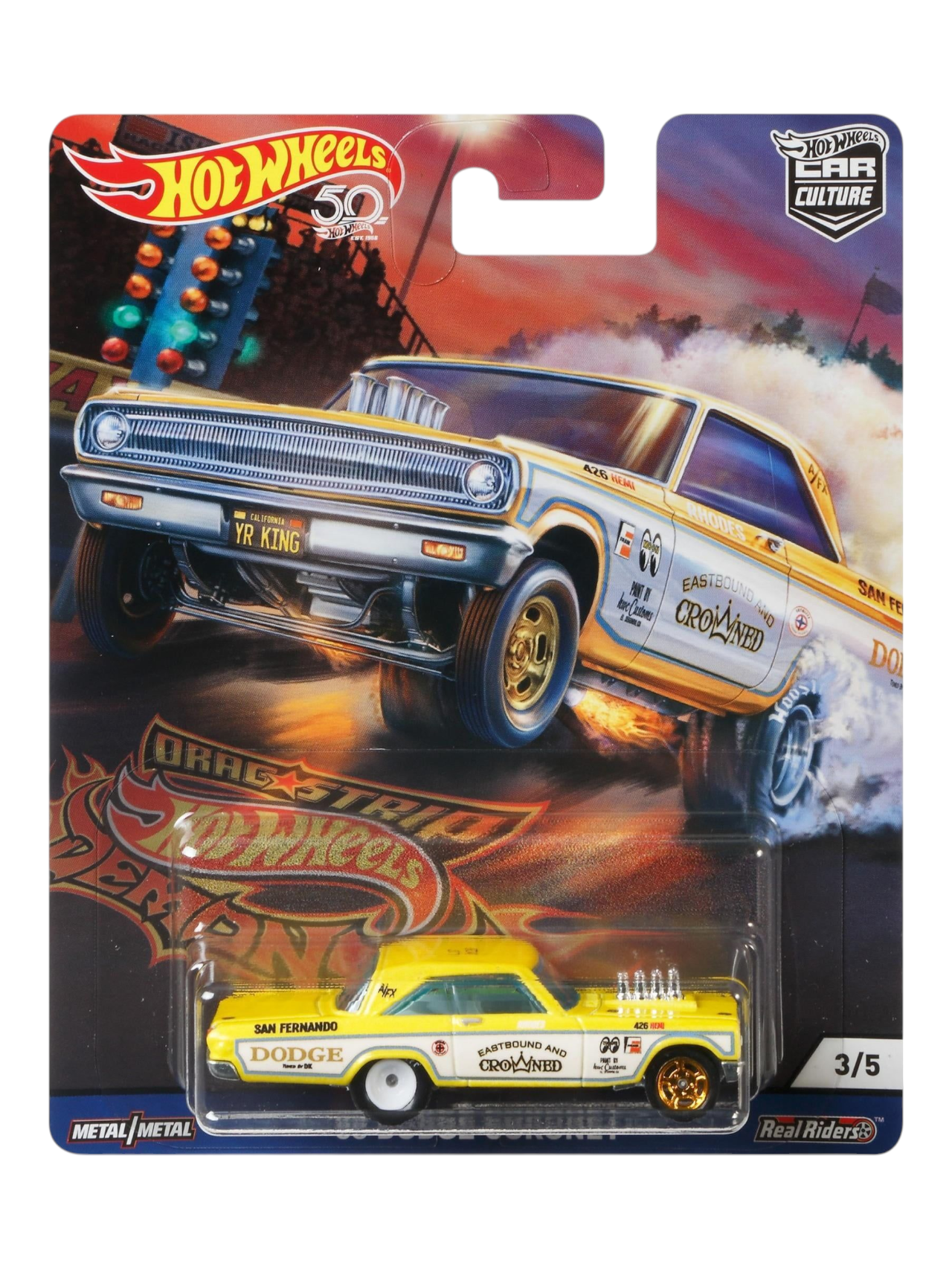 HotWheels Car Culture 65 Dodge Coronet Imported Premium 1:64 Scale