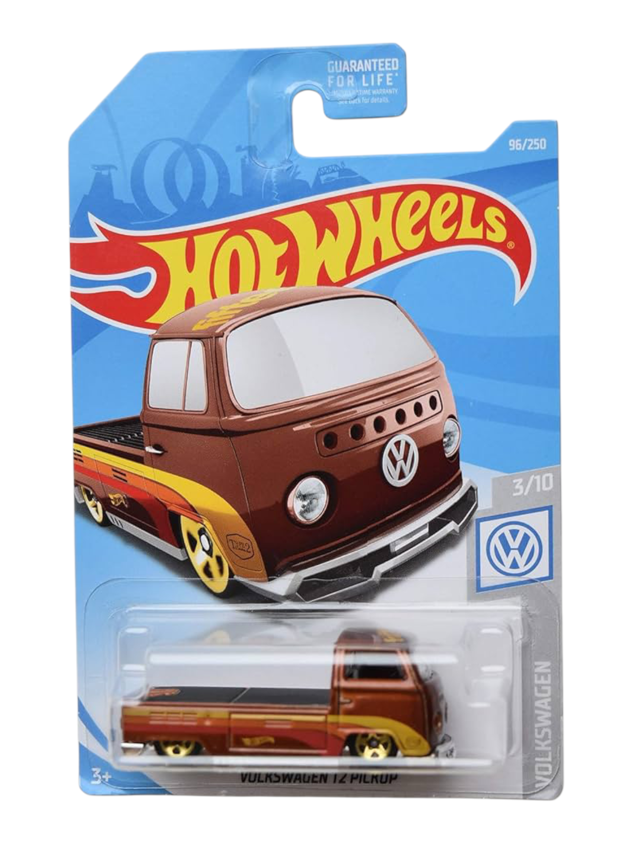 Hotwheels Volkswagen T2 Pickup Imported Mainline 1:64 Scale