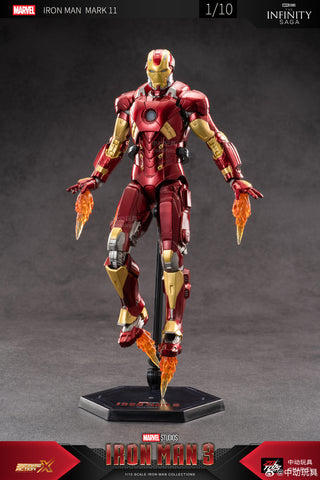 ZD Toys Marvel Studios The Infinity Saga 'Iron Man 3 XI Code-1906-11 MARK11 Action Figures 1:10 Scale