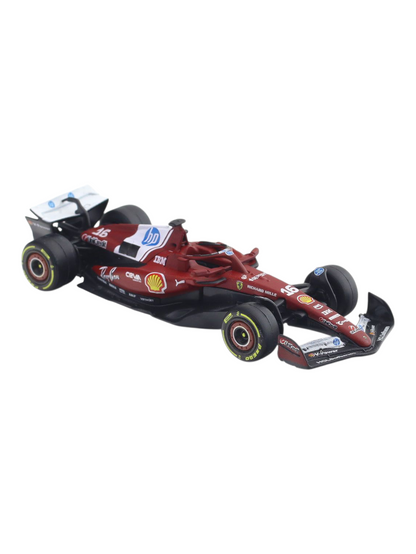 Bburago Formula 1 (F1) 2025 Ferrari SF-25 Charles Leclerc No-16 1:64 Scale
