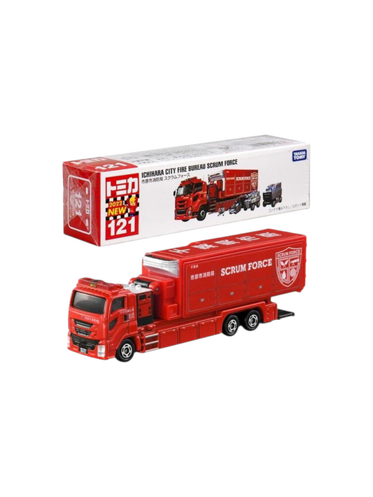 Takara Tomy tomica ICHIHARA CITY FIRE BUREAU SCRUM FORCE Imported tomica 121