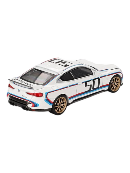 Mini GT BMW 3.0 CSL (White) 1:64 Scale