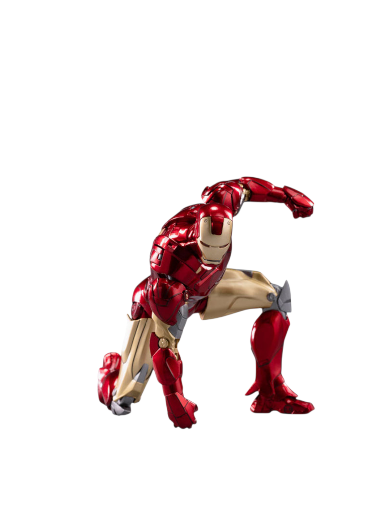 Marvel Studio Infinity Saga ZD Toys Iron Man 2 MK6 Luminous Version Imported 1:10 Scale Collections