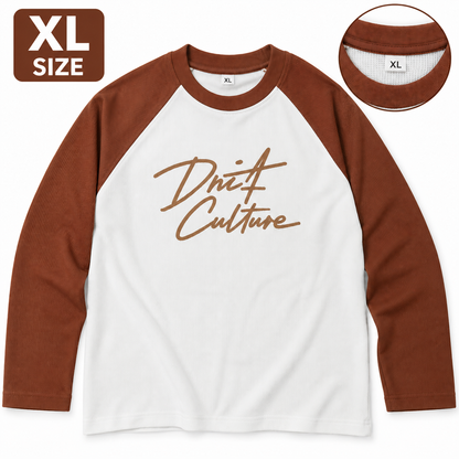 Drift Culture Men’s Round Neck Raglan Full Sleeve Printed T-Shirt | Stylish Casual & Trendy Streetwear Tee