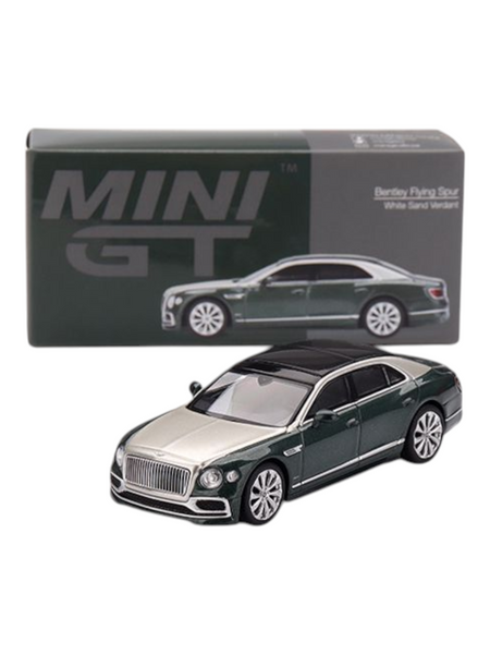 Mini GT 867 Bentley Flying Spur (White Sand Verdant) 1:64 Scale