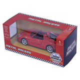 Road Burner Metal Racers Porsche 918 Spyder Pull Back Car