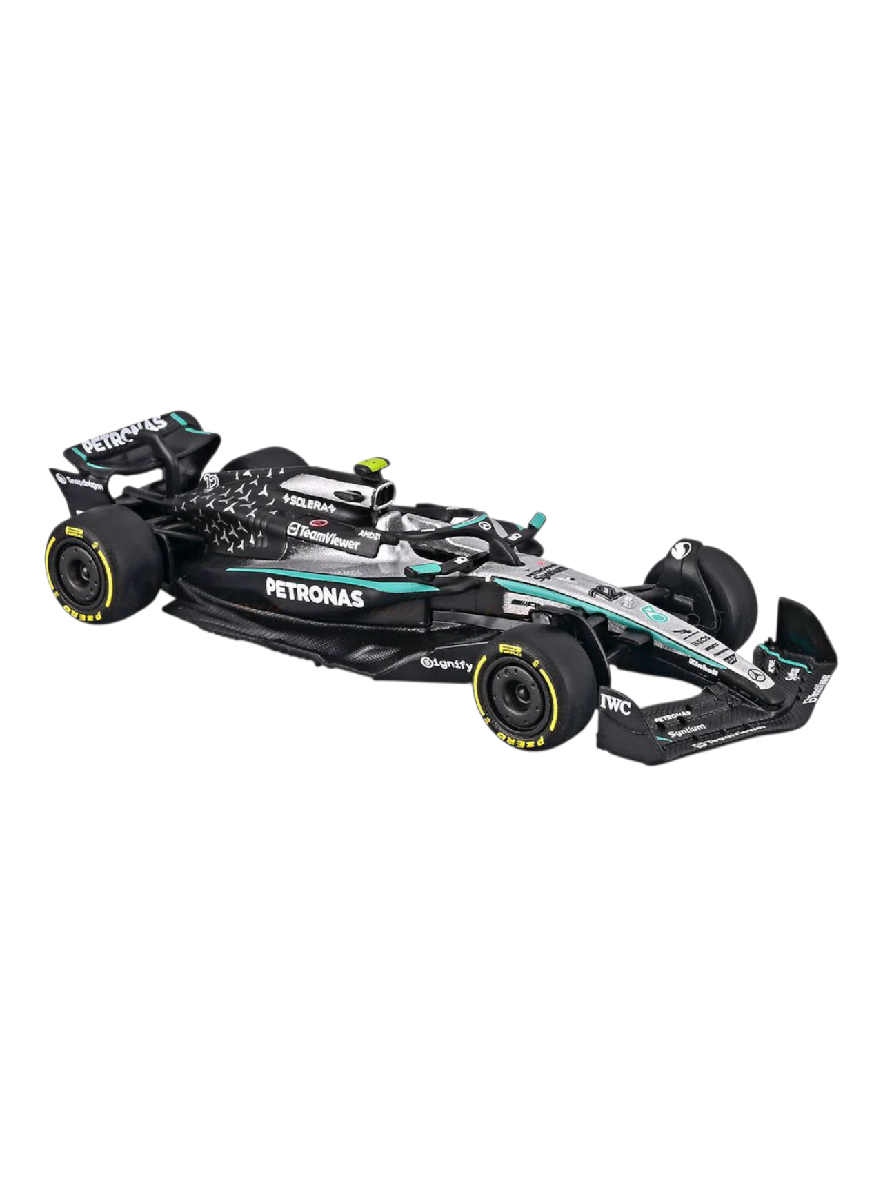 Bburago Formula 1 2025 Mercedes-AMG F1 W16 E Kimi Antonelli No-12 1:64 Scale