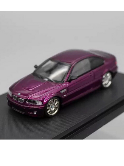 Street Weapon Stance Hunters x High Rev Series BMW E46 M3 Limited Edition 1 of 299 Premium Diecast 1:64 Scale (With Acrylic Case)