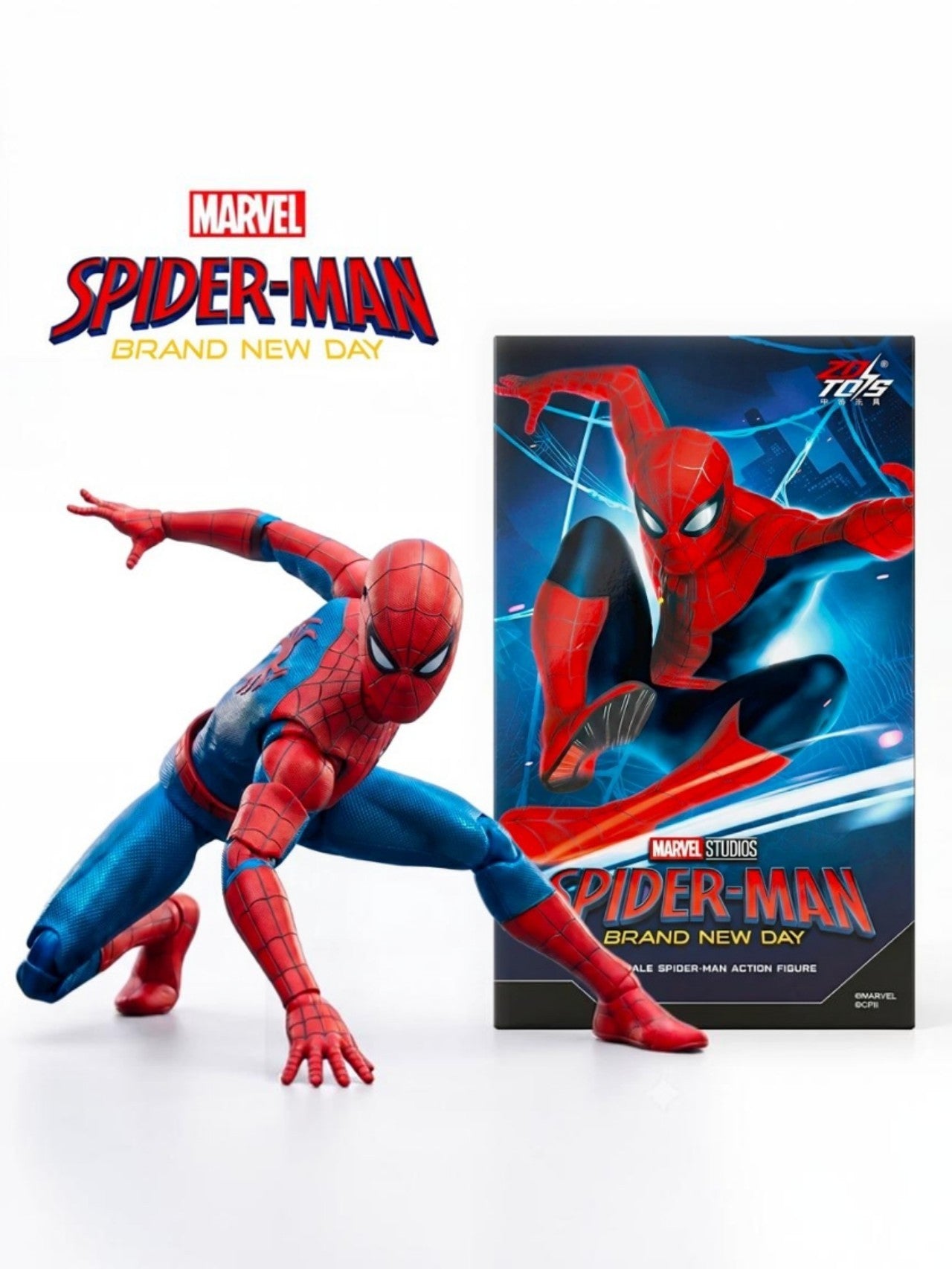 ZD Toys  Marvel Studios Spider-Man: Brand New Day – 1/10 Scale Spider-Man Action Figure 7Inch  Code-1970-01