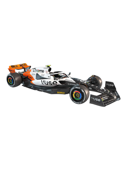 Bburago 1/43 Scale Formula 1 McLaren F1 MCL60 Monaco Grand Prix Collection - #4 Lando Norris