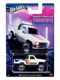 Hotwheels Tubular Truck 1987 Toyota Pickup Truck Imported Mainline Card Art 1:64 Scale