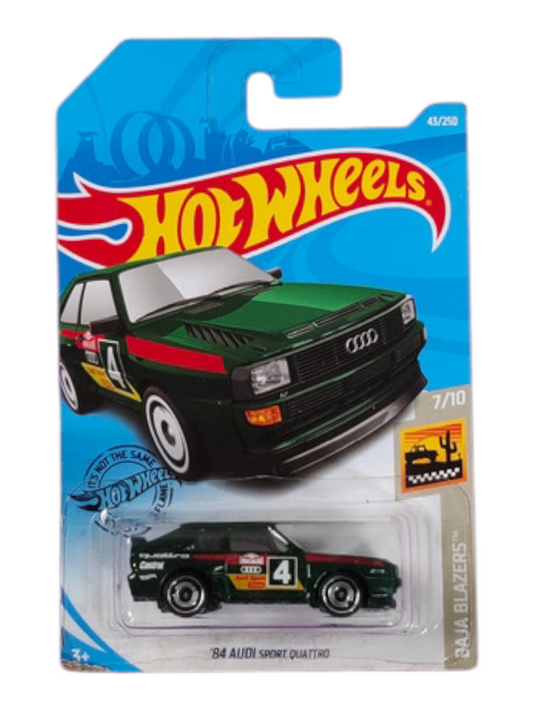 Hotwheels 84 Audi Sport Quattro Imported Mainline 1:64 Scale