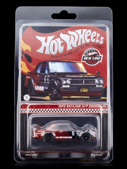 HotWheels 1972 Skyline H/T 2000GT-R RLC 1:64 Scale (With Protector)