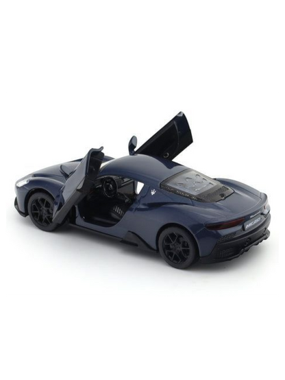CCA Maserati MC20 blue 1:32 licensed pullback diecast Scale Model car collectible