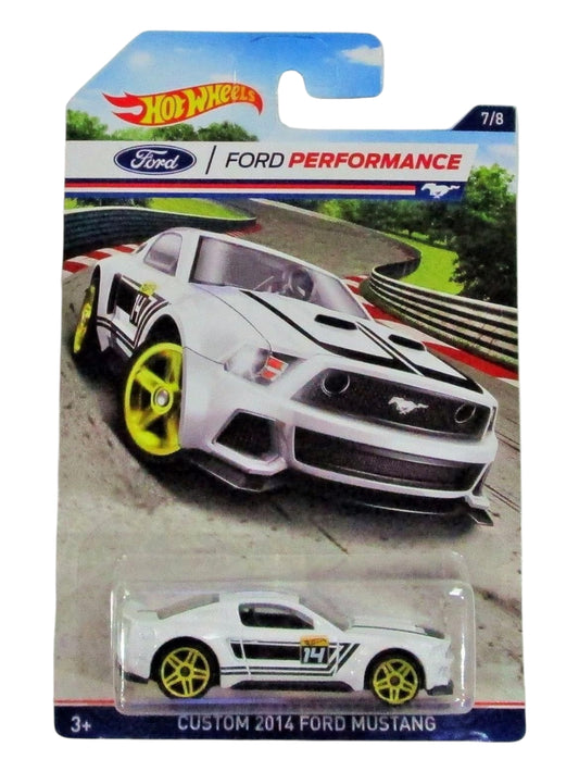 HotWheels Ford performance custom 2014 Ford Mustang imported mainline card art 1:64
