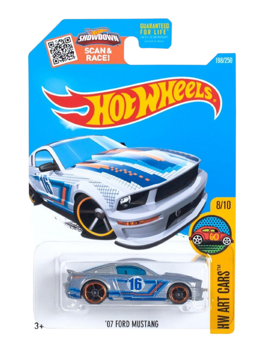 HotWheels 07 Ford Mustang Imported Mainline 1:64 Scale
