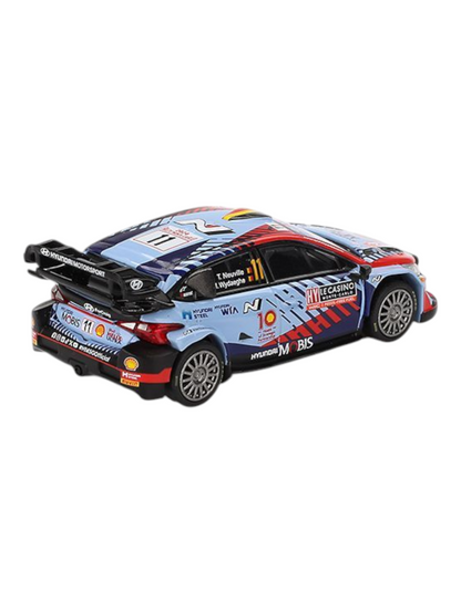 Mini GT Hyundai i20 N Rally1 Hybrid #11 2024 Rallye Monte-Carlo Winner 1:64 Scale