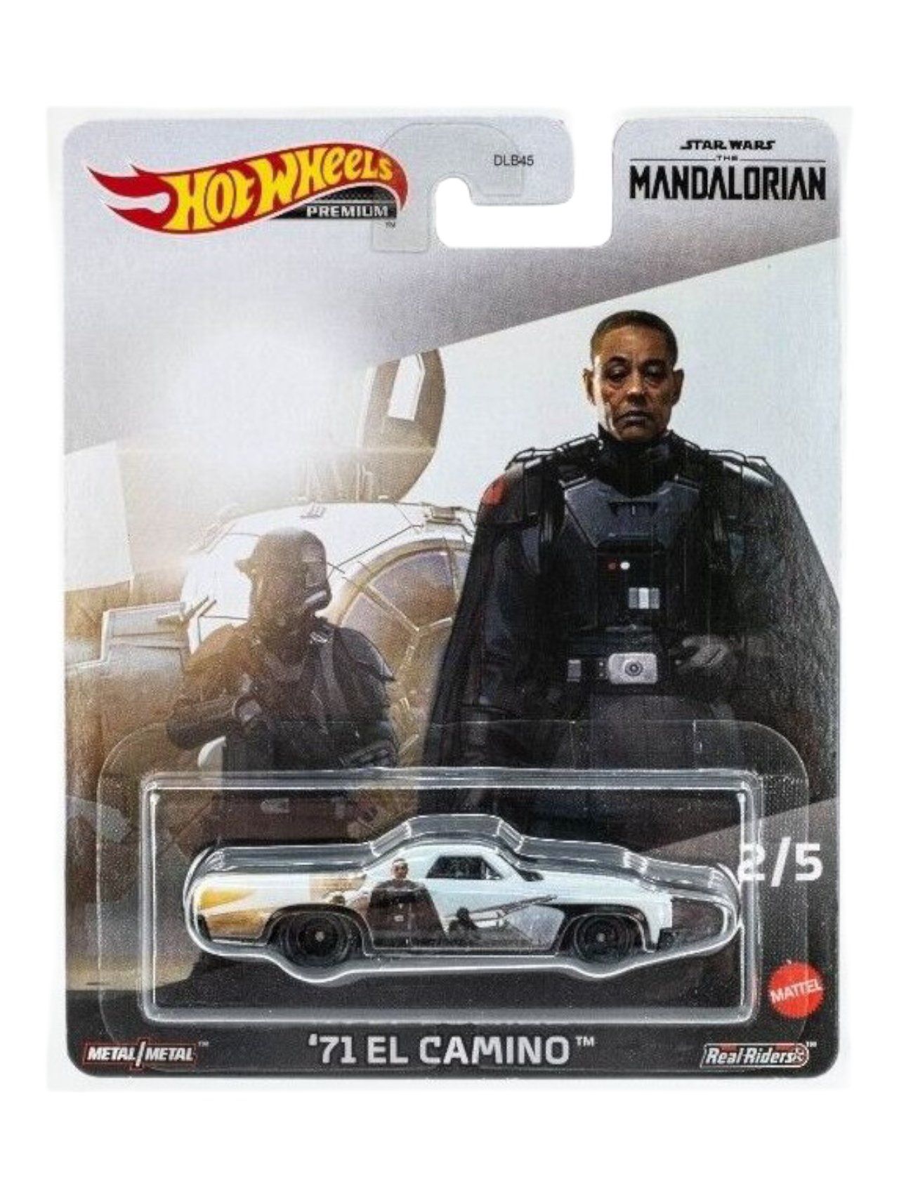 HotWheels Star Wars Mandalorian 71 EL Camino Imported Premium 1:64 Scale (Creased Card)