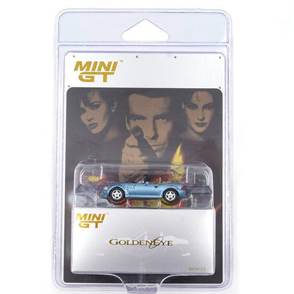 MINI GT ( 914) BMW Z3 James Bond "GoldenEye" - English Blister Packaging 1:64 Scale Diecast Model