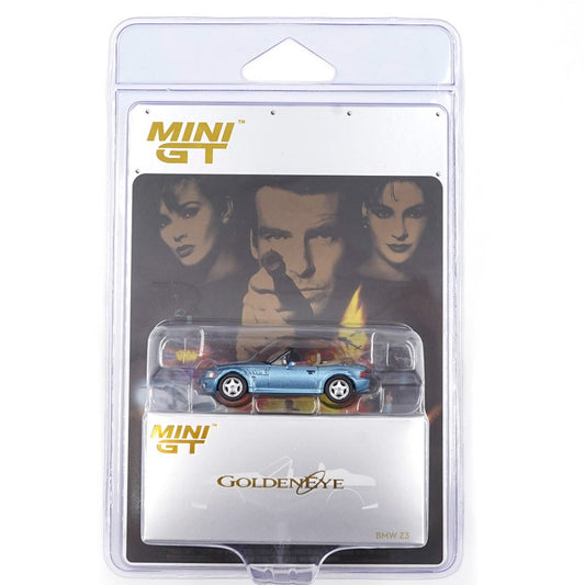 MINI GT ( 914) BMW Z3 James Bond "GoldenEye" - English Blister Packaging 1:64 Scale Diecast Model