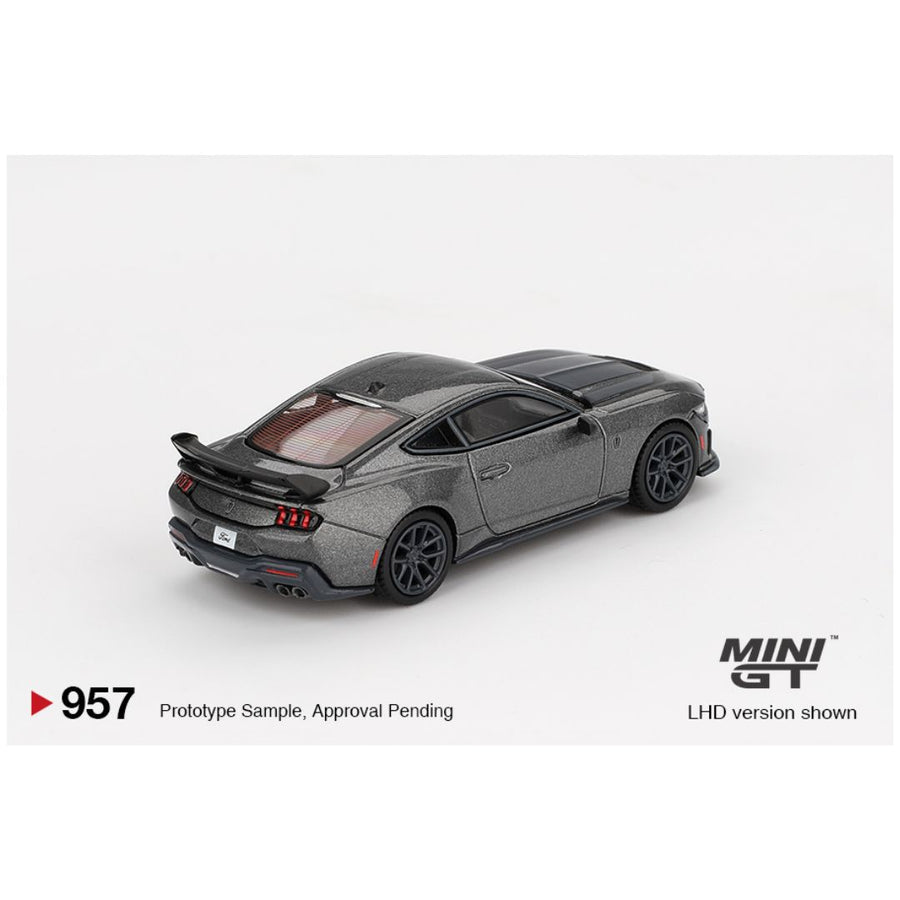 Mini GT Ford Mustang Dark Horse 2024 Carbonized Gray #957 1:64 Scale