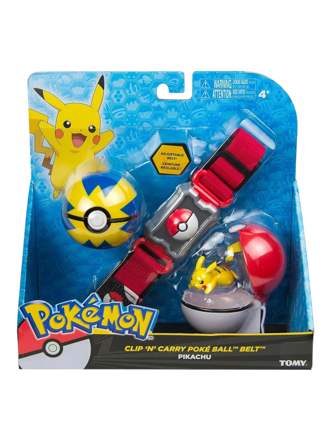 Tomy Pokémon Clip and Carry Poke Ball Belt Pikachu,