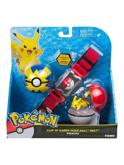Tomy Pokémon Clip and Carry Poke Ball Belt Pikachu,
