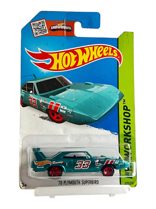 HotWheels '70 Plymouth superbird ( Blister Damage) Imported mainline 1/64 Scale
