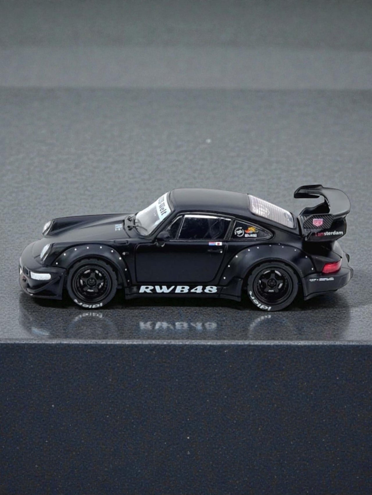 INNO64 PORSCHE RWB 964 Black Matt 1:64 Scale Mattel Diecast IN64-RWB964-BM