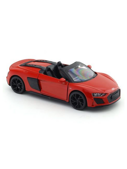 Audi R8 Spyder 1:32 MSZ licensed pullback diecast Scale Model car