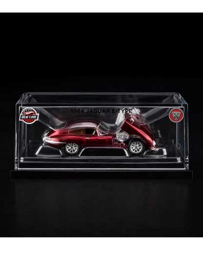 HotWheels 1964 Jaguar E-Type RLC 1:64 Scale (With Acrylic Case)