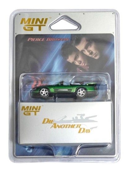 Mini GT Jaguar XKR Die Another Day - Green Imported 1:64 Scale ( code 908 )