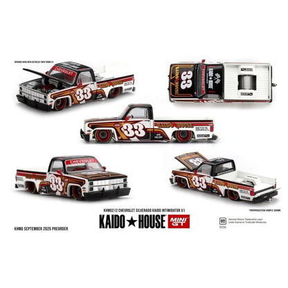 Mini GT Kaido House #212: Chevrolet Silverado Kaido Intimidator V1 1:64 Scale