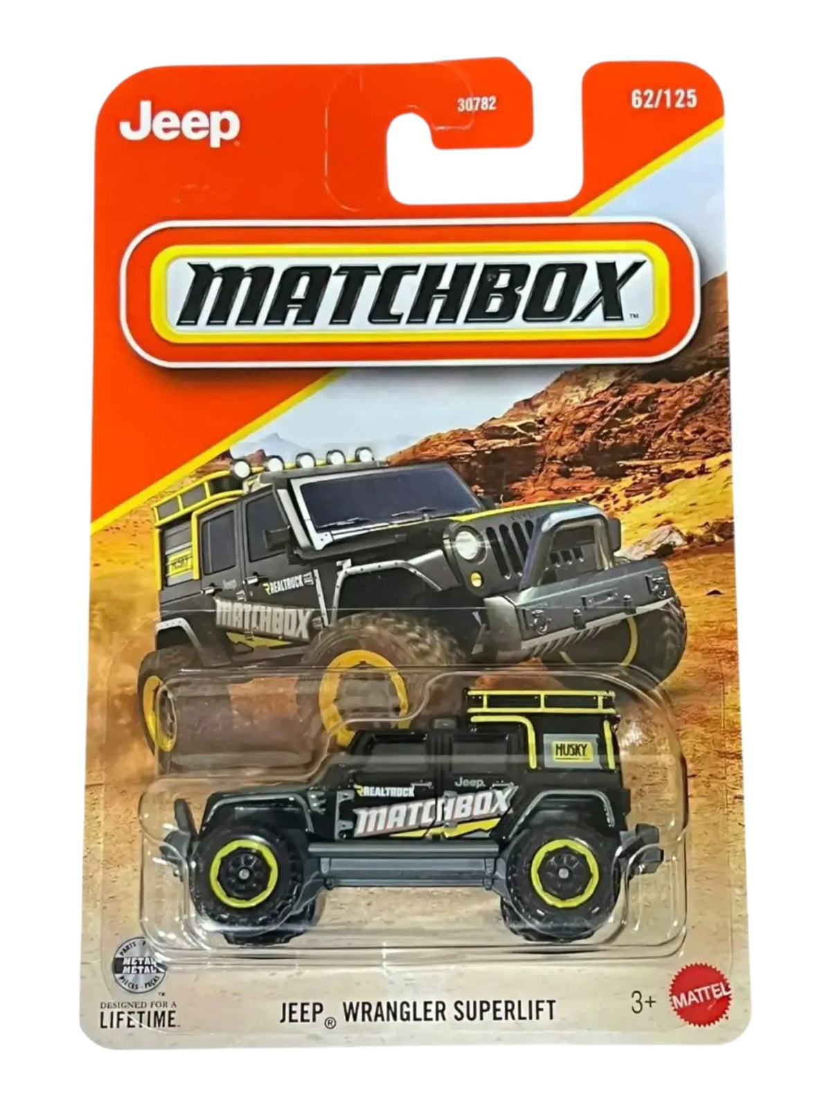 Matchbox Jeep Wrangler Superlift Imported Mainline 1:64 Scale