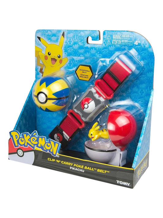 Tomy Pokémon Clip and Carry Poke Ball Belt Pikachu,