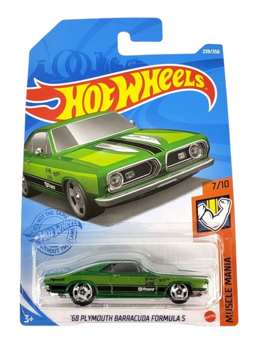 HotWheels 68 Plymouth Barracuda Formula S Imported Mainline 1:64 Scale