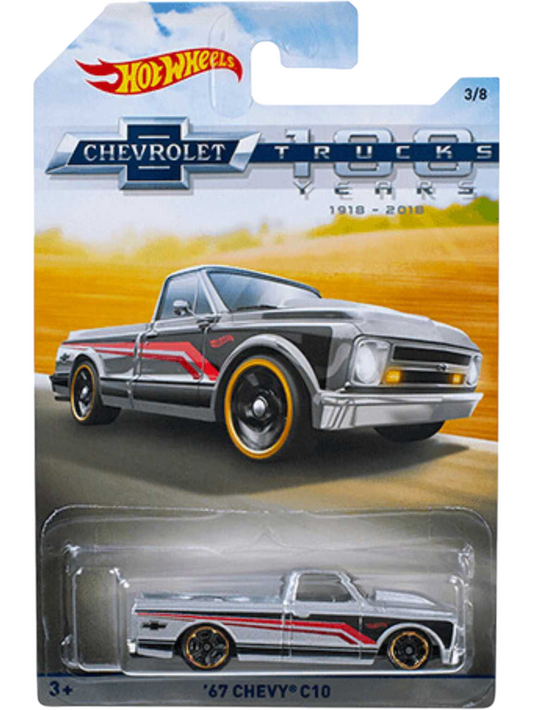 Hotwheels 67 Chevy C10 Imported Mainline 1:64 Scale FKD07-K510