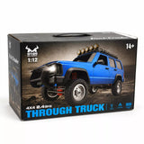 Hobby Grade RC Crawler Off-Road Truck with 2.4GHz Remote, LED Lights & Rechargeable Battery 1:12 Scale Remote Control Truck