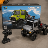 No.Mn-333 Remote Control Truck U4000 1:18 Scale 2.4GHz Battery Charging Method 7.4v Battery Set, LED Lights USB Charging Port RC Truck